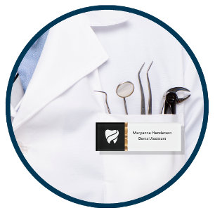 Classy Dental Office-staf Naambadge