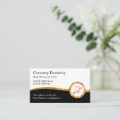 Classy Dentist Appointment Kantoor Visitekaartje (Staand voorkant)