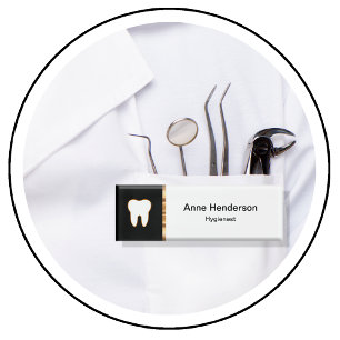 Classy Dentist Kantoor Hygienist Naambadge