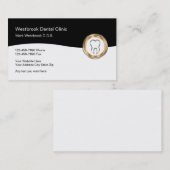 Classy Dentist Kantoor Modern Layout Visitekaartje (Voorkant / Achterkant)