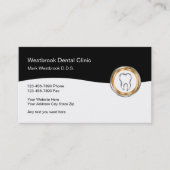 Classy Dentist Kantoor Modern Layout Visitekaartje (Voorkant)