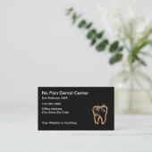 Classy Dentist Kantoor Visitekaartjes Sjabloon (Staand voorkant)