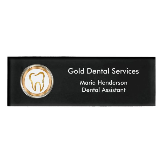 Classy Dentist-staf Naambadge (Voorkant)