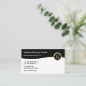 Classy Dentist Theme Business Profile Kaarten Visitekaartje (Staand voorkant)