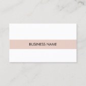 Classy Design Modern Elegant Plain Company Visitekaartje (Voorkant)