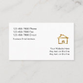 Classy Design Real Estate Visitekaartjes (Achterkant)