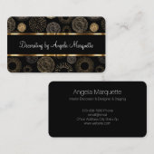 Classy Designer- en decorator-Visitekaartjes Visitekaartje (Voorkant / Achterkant)
