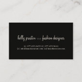 Classy Designer Visitekaartje (Achterkant)