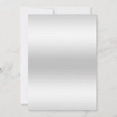 Classy Diamond Glitter Waterverf Flowers Verjaarda Save The Date (Achterkant)