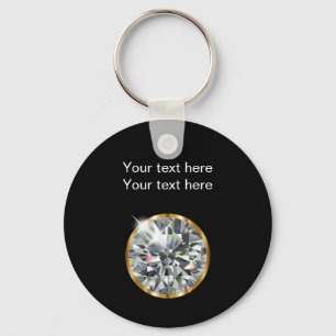 Classy Diamond Jewel Theme Sleutelhanger