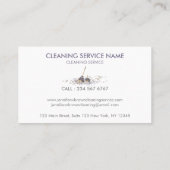 Classy Dirty Janitorial Cleaning Service Visitekaartje (Achterkant)