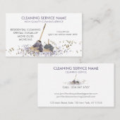 Classy Dirty Janitorial Cleaning Service Visitekaartje (Voorkant / Achterkant)