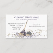 Classy Dirty Janitorial Cleaning Service Visitekaartje (Voorkant)