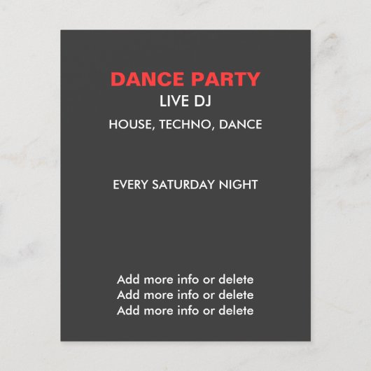Classy DJ Party Flyer