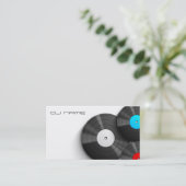 Classy DJ Visitekaartje (Staand voorkant)