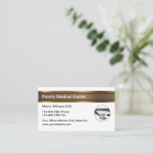 Classy Doctor Kantoor Afspraak Visitekaartjes (Staand voorkant)