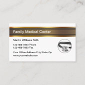 Classy Doctor Kantoor Afspraak Visitekaartjes (Voorkant)