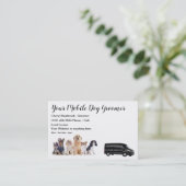 Classy Dog Grooming Mobile Service Visitekaartje (Staand voorkant)