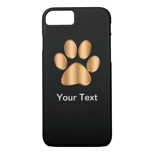 Classy Dog Paw Print Case-Mate iPhone Case (Achterkant)