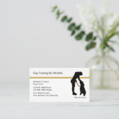 Classy Dog Trainer Visitekaartjes (Staand voorkant)