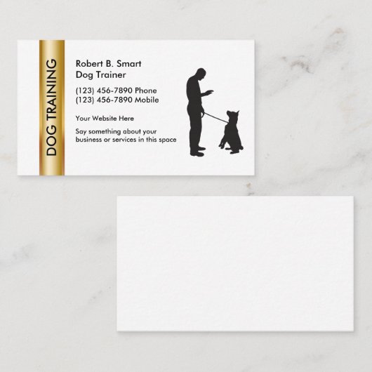 Classy Dog Training Visitekaartjes (Voorkant / Achterkant)