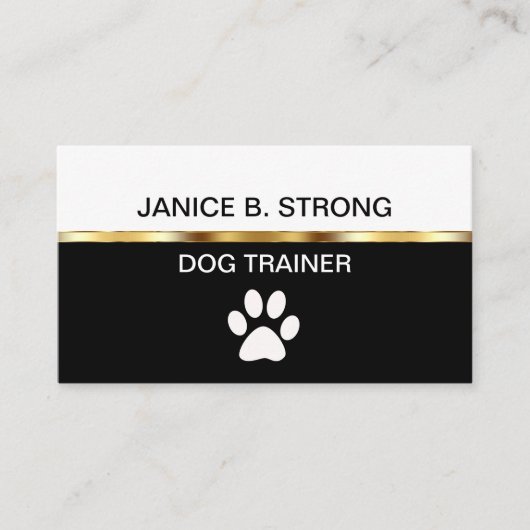 Classy Dog Training Visitekaartjes (Voorkant)