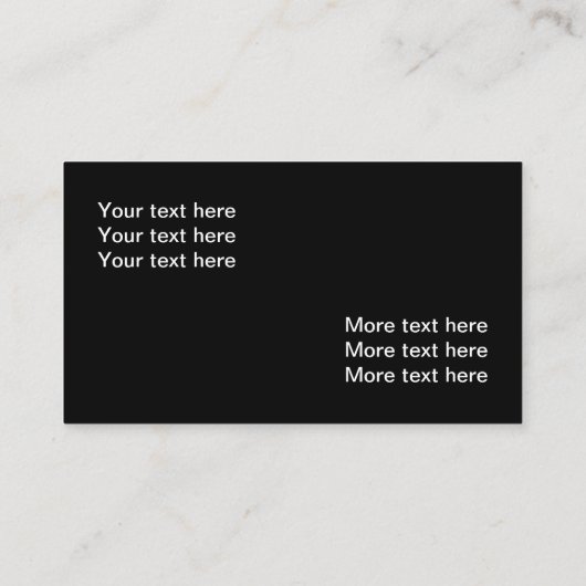 Classy Dolphin Logo Thema Visitekaartje (Achterkant)