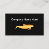 Classy Dolphin Logo Thema Visitekaartje (Voorkant)