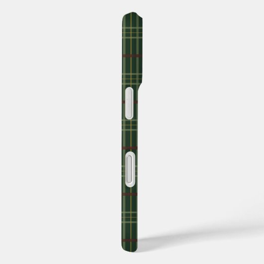 Classy donkergroen plaid Case-Mate iPhone case (Achterkant / Rechts)