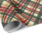 Classy donkergroene rode Waterverf geplakt kunstpa Cadeaupapier (Rol Hoek)