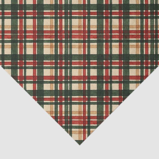 Classy donkergroene rode Waterverf geplakt kunstpa Tissuepapier (Detail)