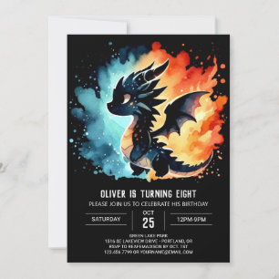Classy Dragon Birthday  Kaart