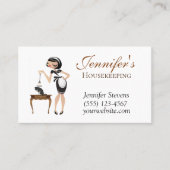 Classy Dusting Maid House Cleaning Service Visitekaartje (Voorkant)
