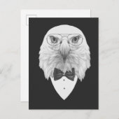 Classy Eagle Portrait Briefkaart (Voorkant / Achterkant)