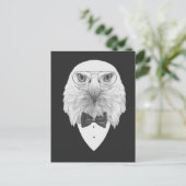 Classy Eagle Portrait Briefkaart (Staand voorkant)