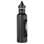 Classy Eagle Portrait | Jouw namen toevoegen Waterfles (Links)