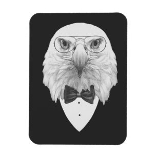Classy Eagle Portrait Magneet