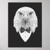 Classy Eagle Portrait Poster (Voorkant)
