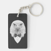 Classy Eagle Portrait Sleutelhanger (achterkant)