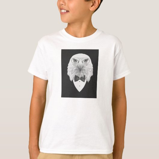 Classy Eagle Portrait T-shirt (Voorkant)