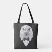 Classy Eagle Portrait Tote Bag (Achterkant)