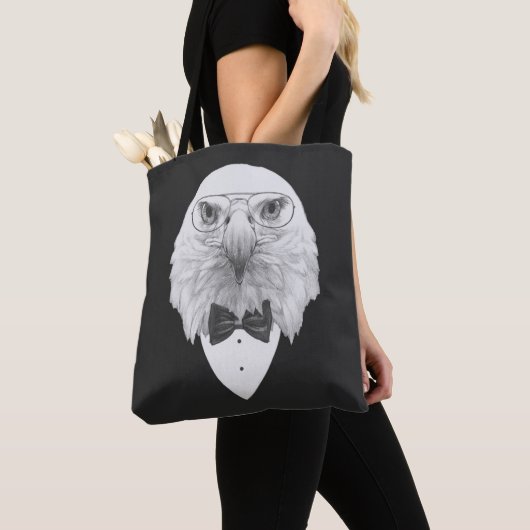 Classy Eagle Portrait Tote Bag (Dichtbij)