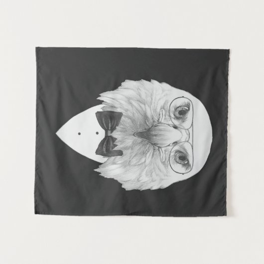 Classy Eagle Portrait Wandkleed (Voorkant (horizontaal))