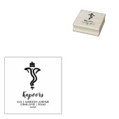 Classy eenvoudige Ganesha/Indiase God bruiloft Rubberstempel (Gestempeld)