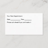 Classy Eenvoudige Manicure Nail Beauty Visitekaart Visitekaartje (Achterkant)