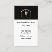 Classy Electrician Theme Vertical Business Cards Visitekaartje (Voorkant)