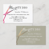 Classy elegance twee in één visitekaartje (Voorkant / Achterkant)