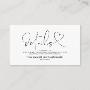 Classy Elegance Website Details Behuizing Kaart
