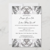 Classy Elegance Wedding Invitation Kaart (Voorkant)