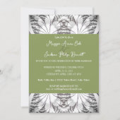 Classy Elegance Wedding Invitation Kaart (Voorkant)